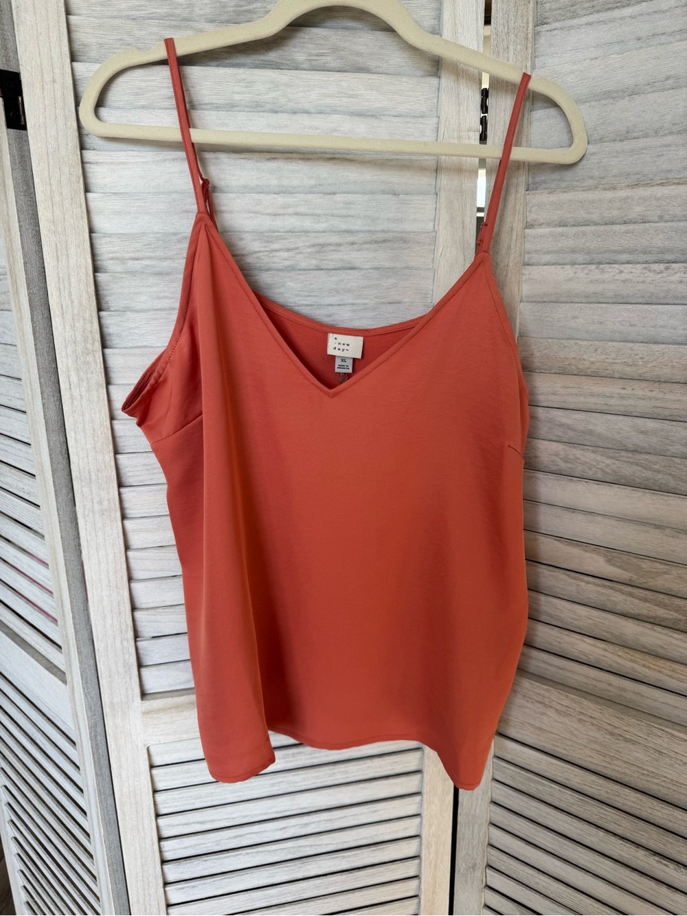 a new day Rust Orange V-Neck Cami